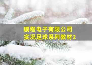 鹏程电子有限公司 实况足球系列教材2